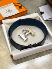 Constance Reversible Leather Strap with Designer Belt Buckle