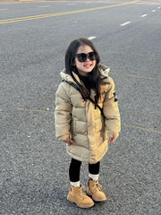 The North Face Children's Long Down Jacket - Stylish & Warm Winter Gear