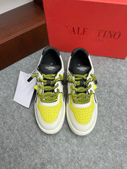 Valentino Garavani ONE STUD Low-Top Calfskin Sneakers