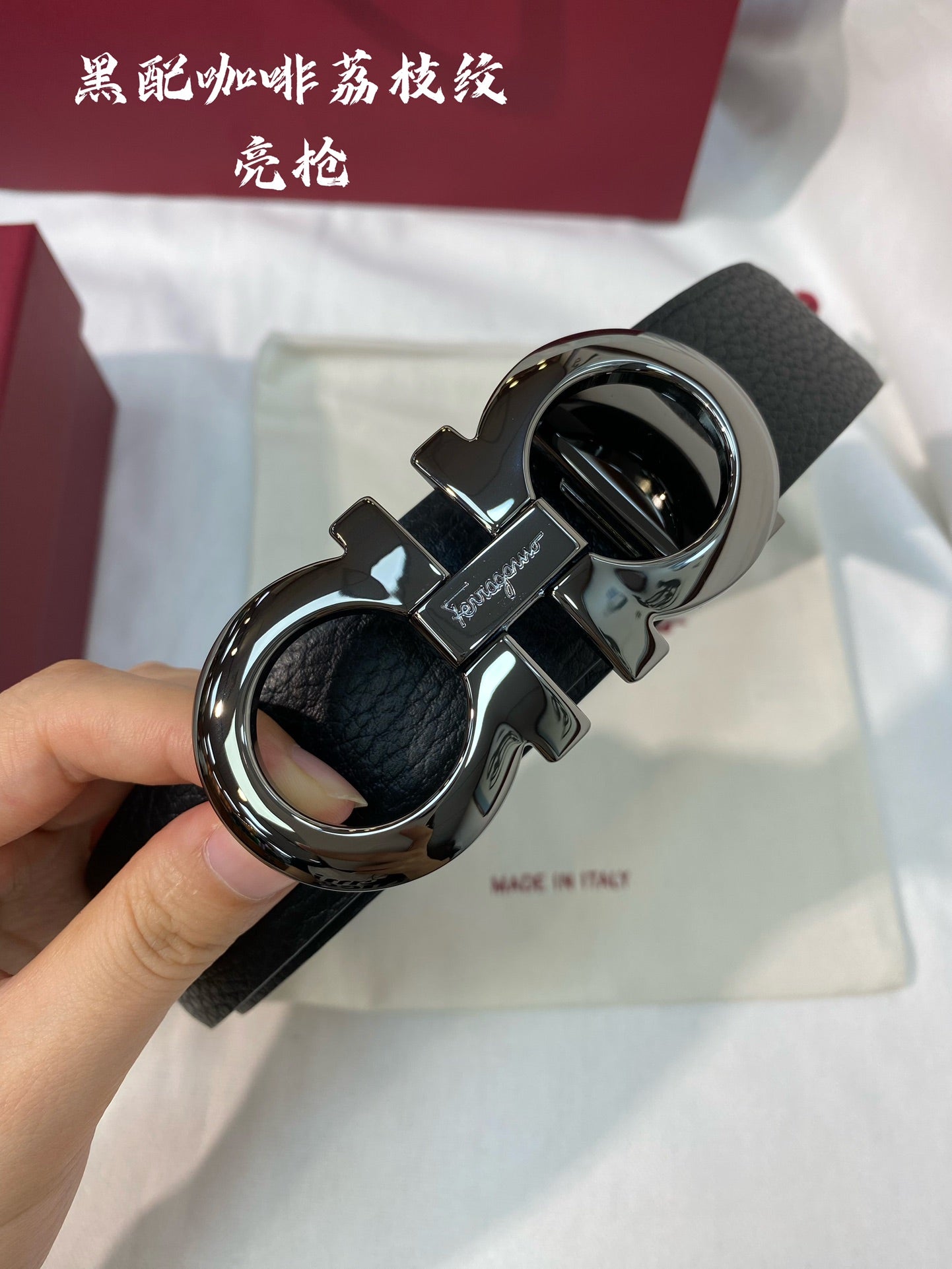 Premium Double-Sided Cowhide Men's Belt - Customizable & Stylish