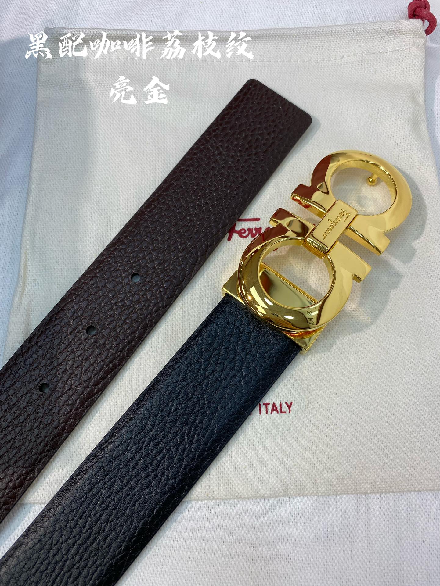 Premium Double-Sided Men's Belt - Customizable Luxury Design