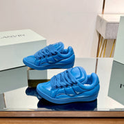 Lanvin Curb Sneakers - Stylish Couplesâ€™ Low-Top Fashion Footwear