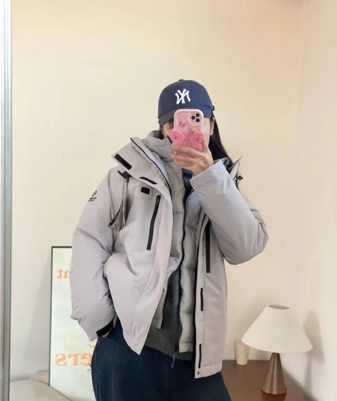 North Face Himalaya 3-in-1 Quilted Jacket with Down Liner