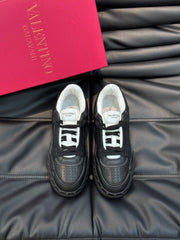 Valentin Warren Low-Top Calfskin Sneakers - High-End Style