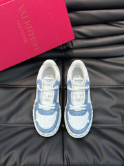 Premium Calfskin Warren Low-Top Sneakers - Valentin Collection