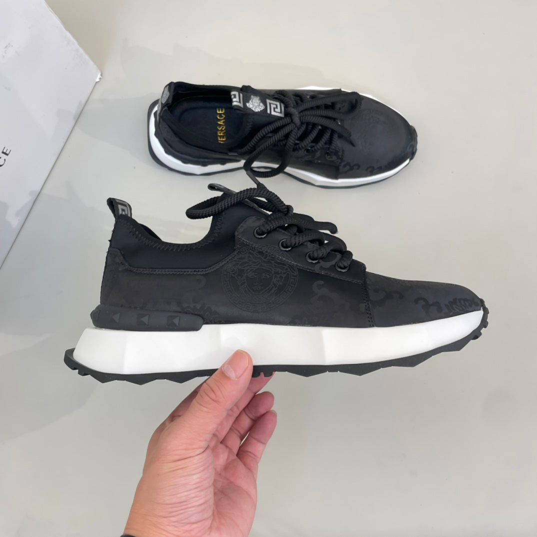 Versac "Fansi" Low-Top Sneakers â€“ Premium Cowhide Comfort