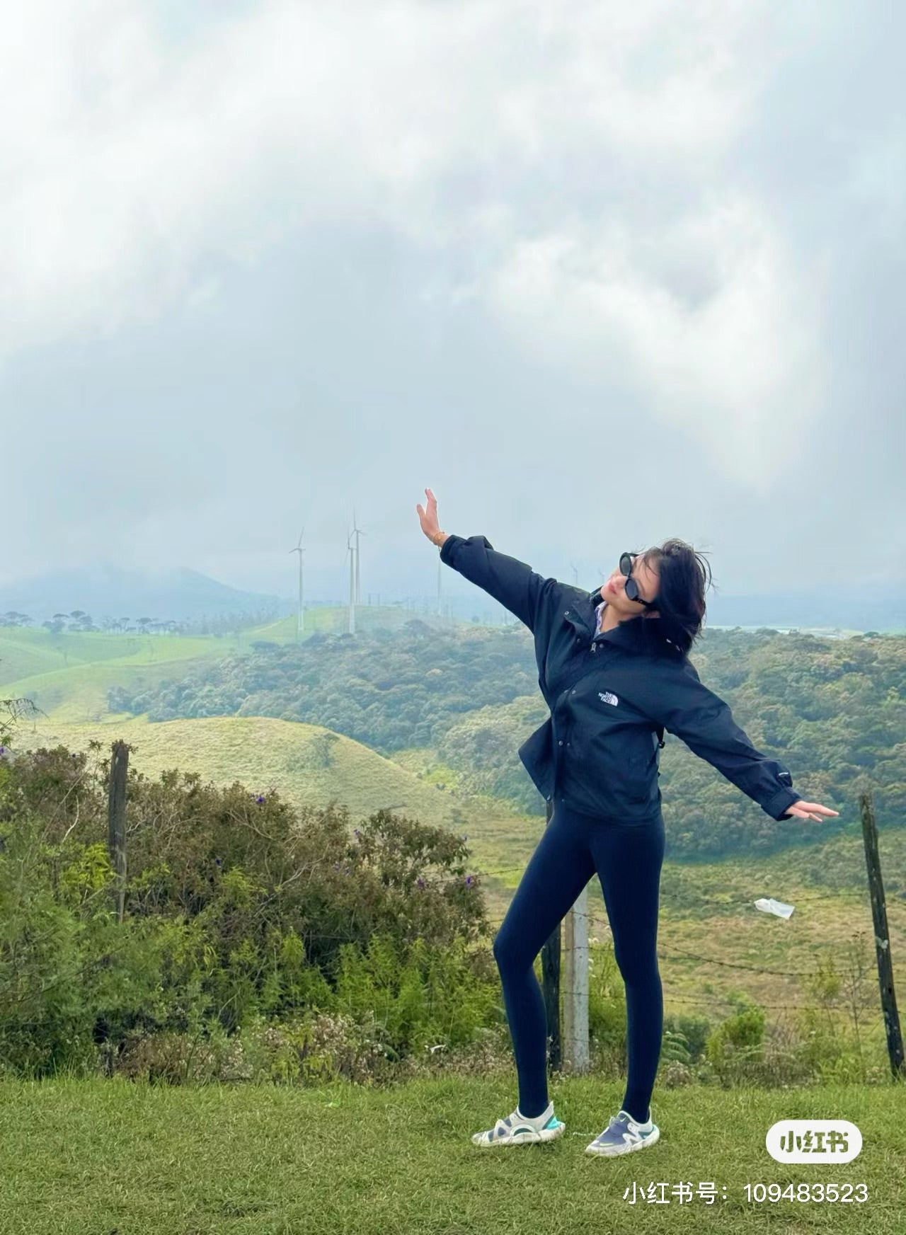 Women's North Face Outdoor Hiking Jacket - Windproof & Waterproof