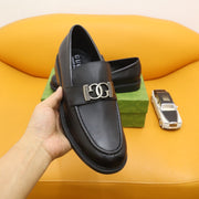 Gucci Men's High-Quality Formal Leather Shoes - Trendy Italian Design