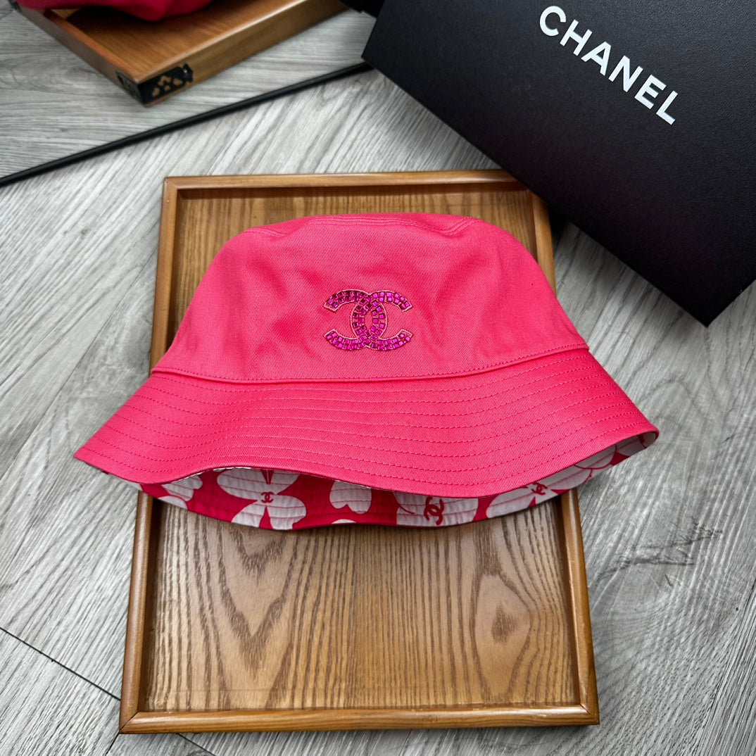 Chanel 2024 Double-Sided Bucket Hat - Elegant & Versatile
