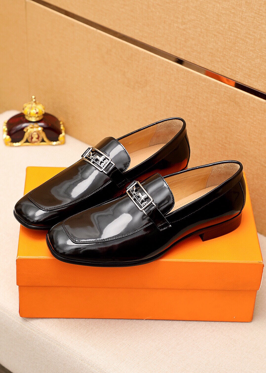 Hermes Casual Leather Shoes for Men - Stylish & Comfortable