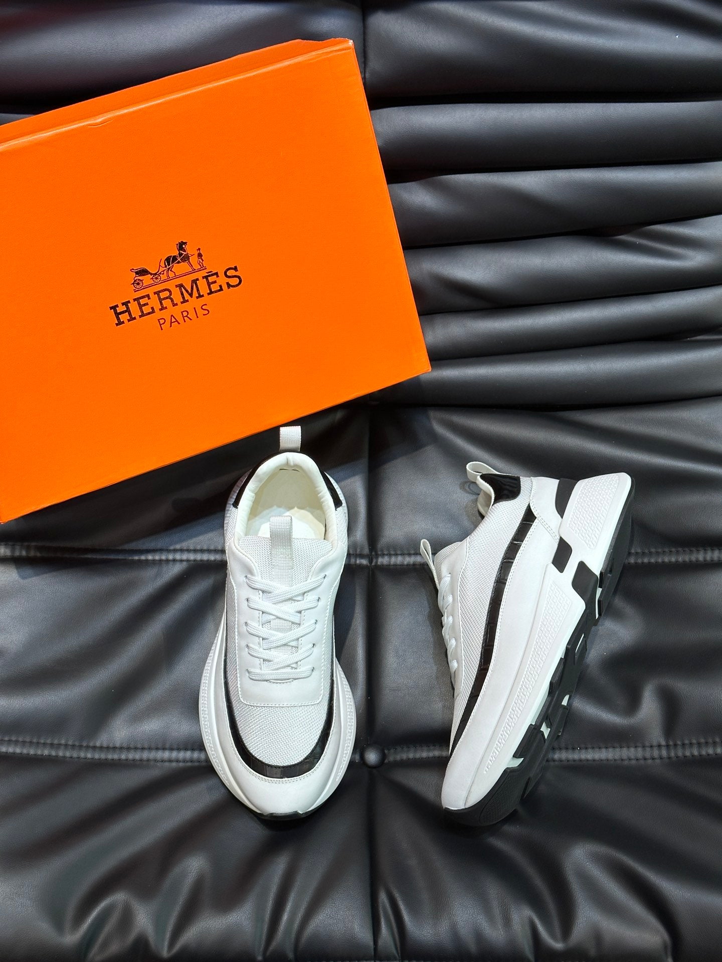 HermÃ¨s Hugo Thick-Soled Sneakers for Men - Luxury Casual Footwear