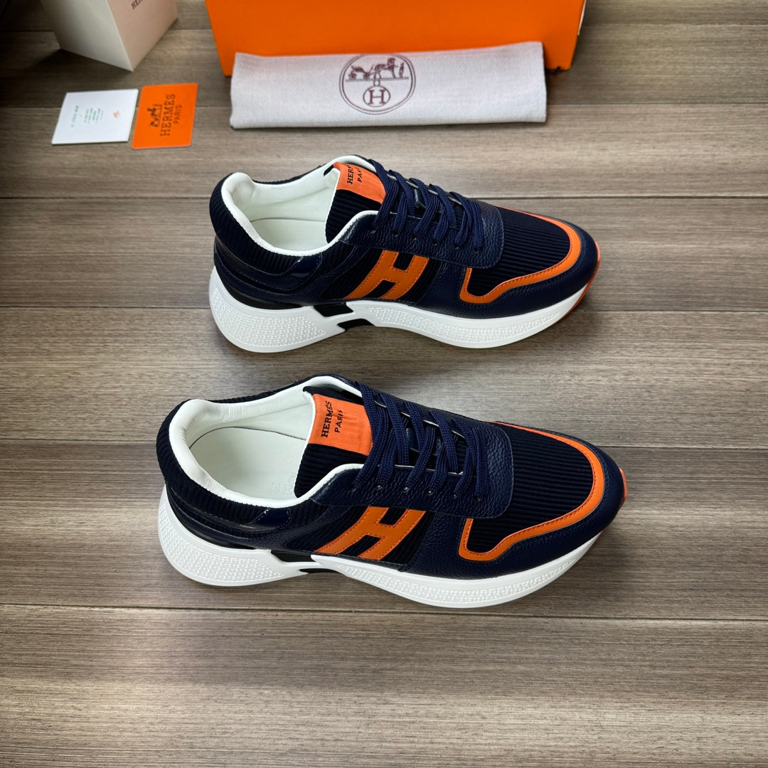 HermÃ¨s Tumbled Calfskin Sneakers â€“ Luxury Footwear