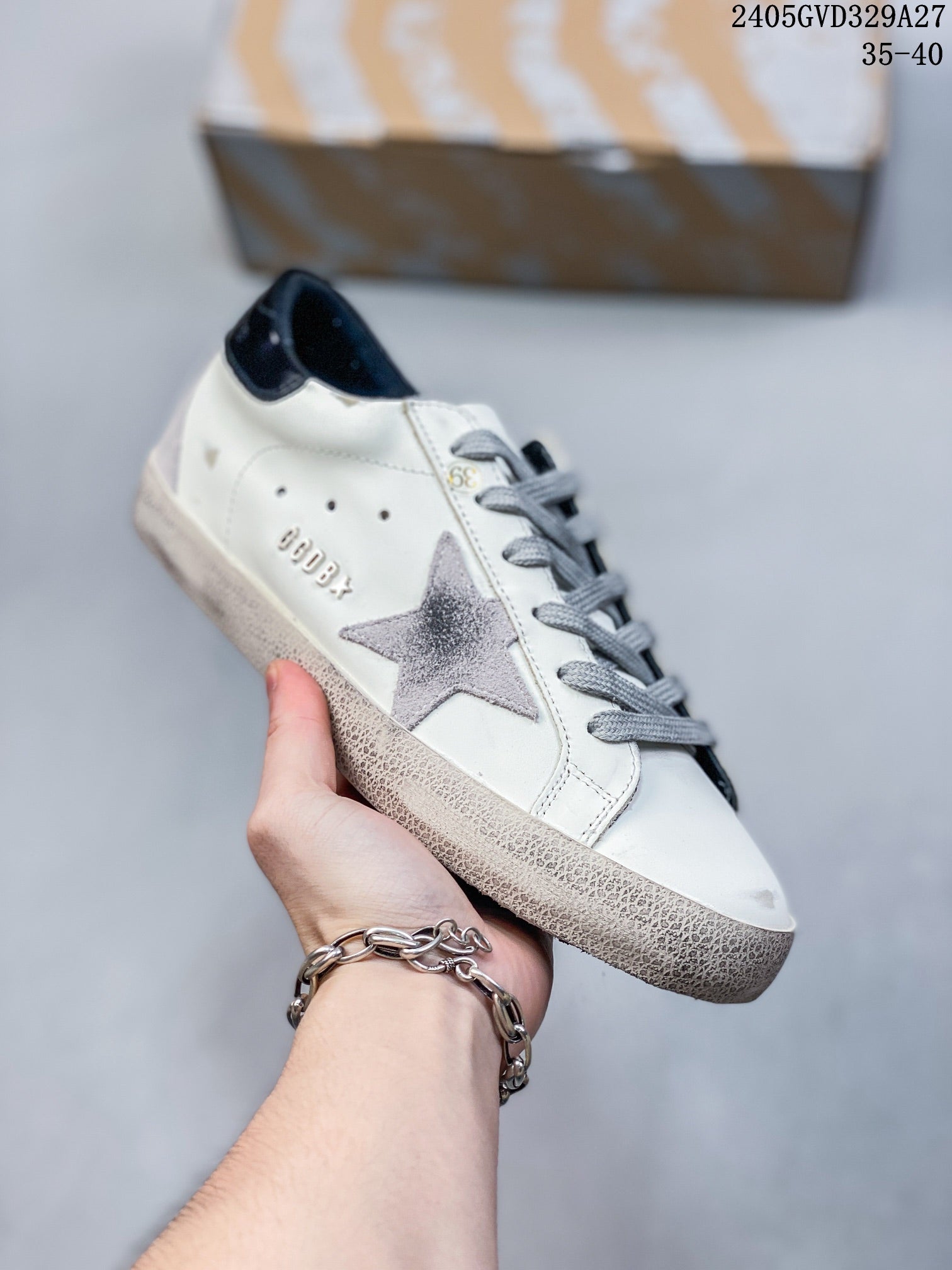 Golden Goose Super-Star GGDB Casual Sneakers - Handmade Luxury Footwear