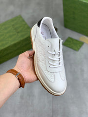 Gucci Men's Classic Casual Sneakers - Premium Calfskin & Pigskin Lining