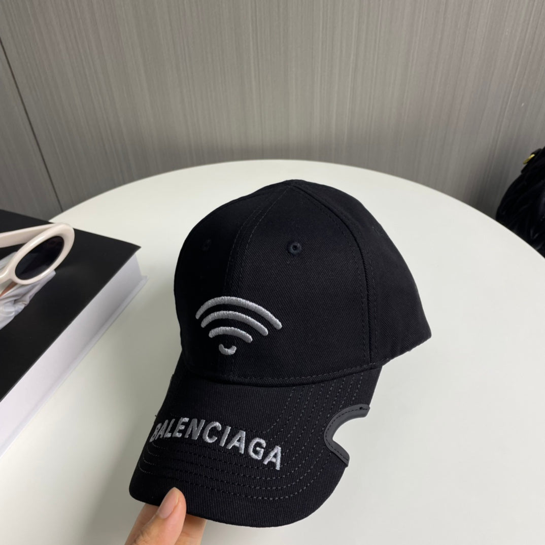 Balenciaga Embroidered Baseball Cap - Unisex Style