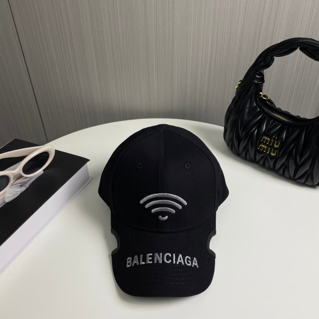 Balenciaga Embroidered Baseball Cap - Unisex Style