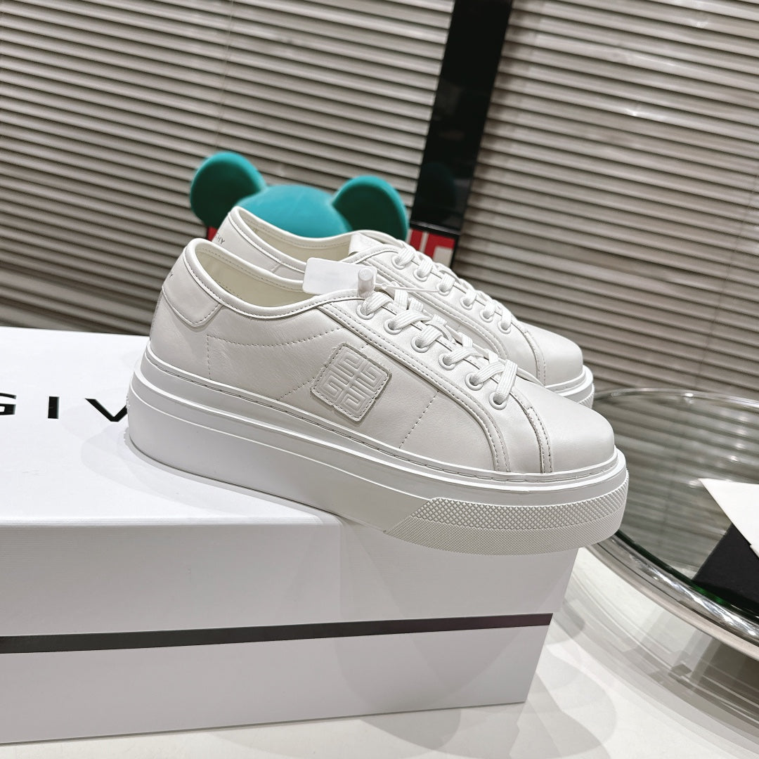 Givenchy City Couples Casual Sneakers - Versatile Low-Top Lace-Ups