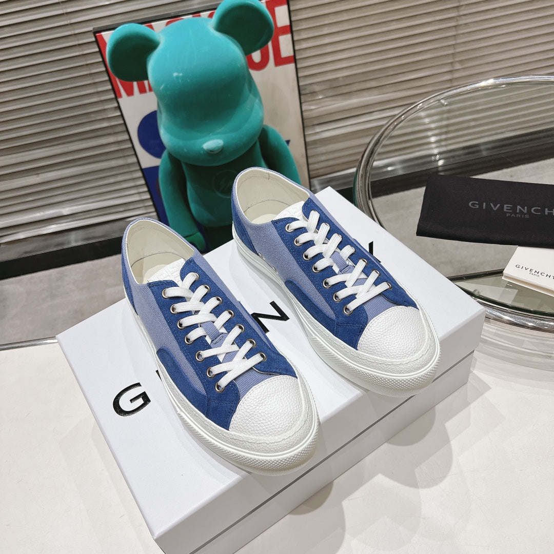 Givenchy City Series Couple Sneakers - Canvas & Suede Leather