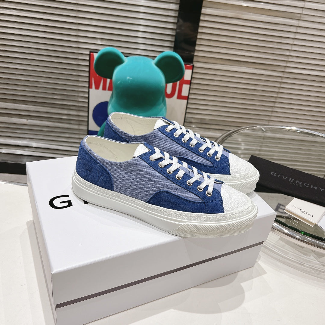 Givenchy City Series Couple Sneakers - Canvas & Suede Leather
