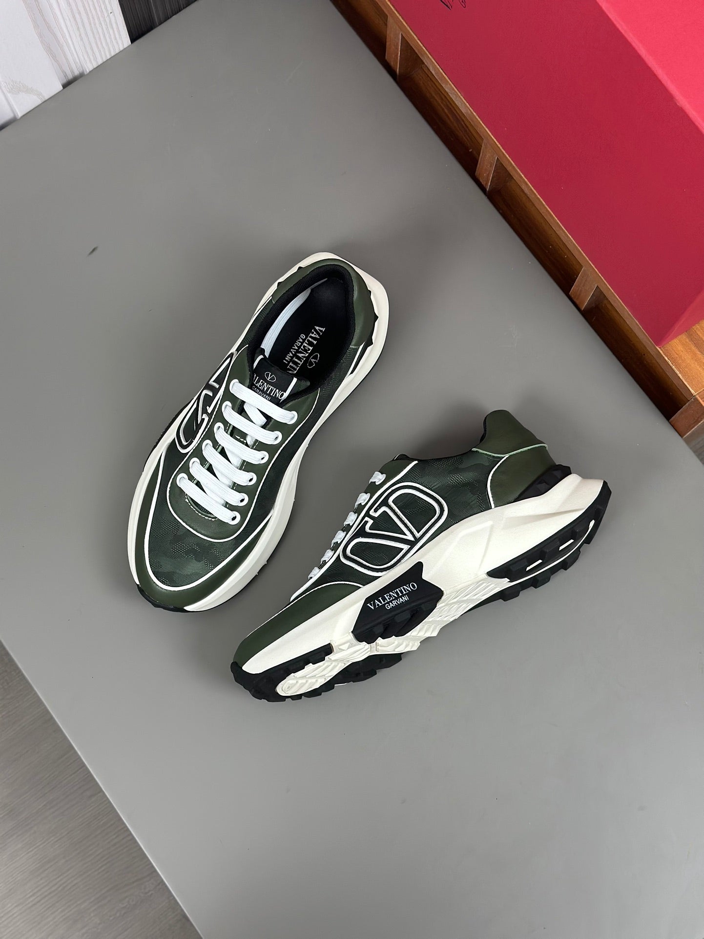 Valentino High-End Nappa Calfskin Sneakers