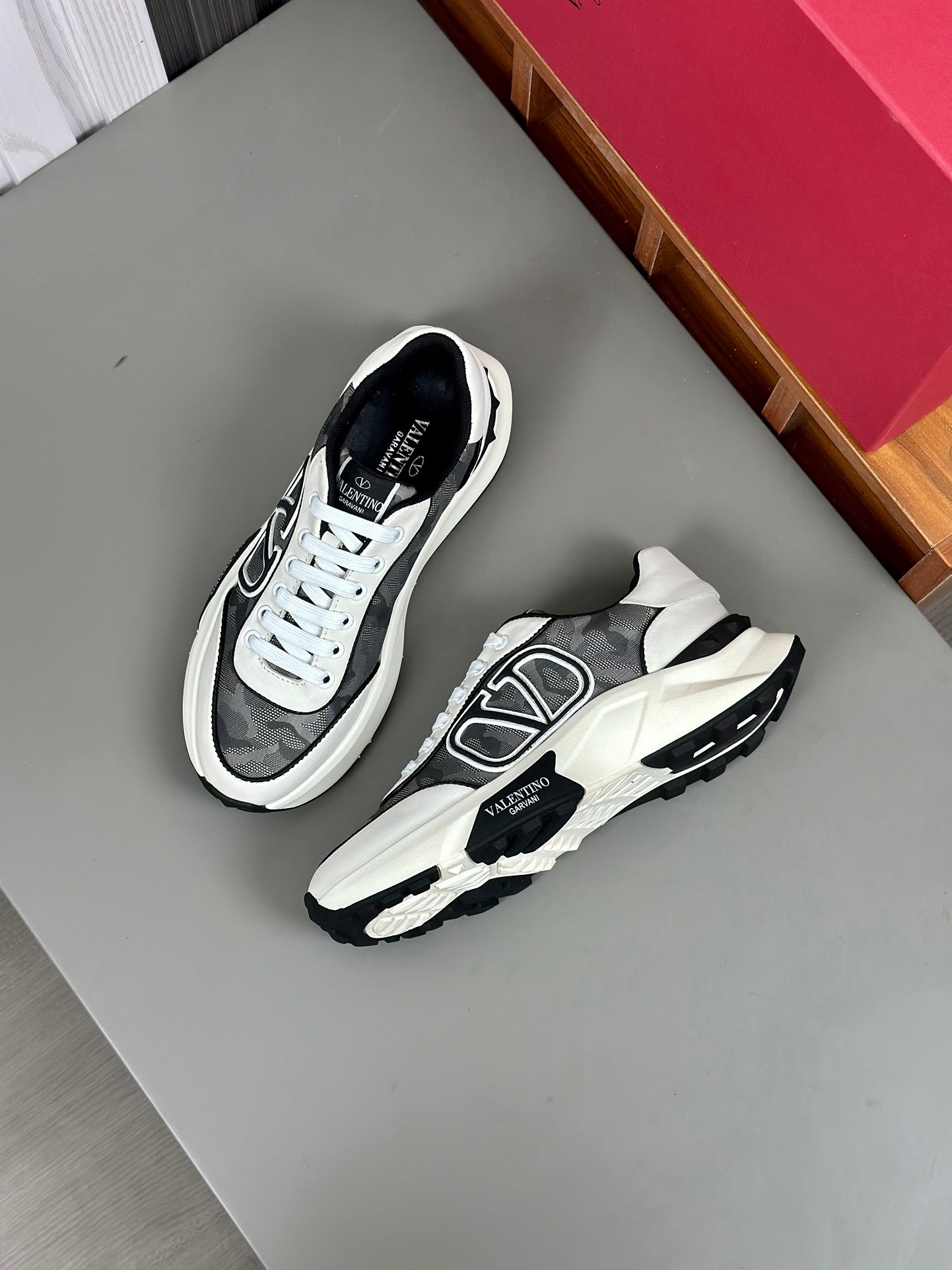 Valentino Luxury Nappa Calfskin Sneakers