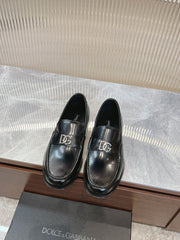 Dolce&Gabbana Cowhide Leather Loafers for Men