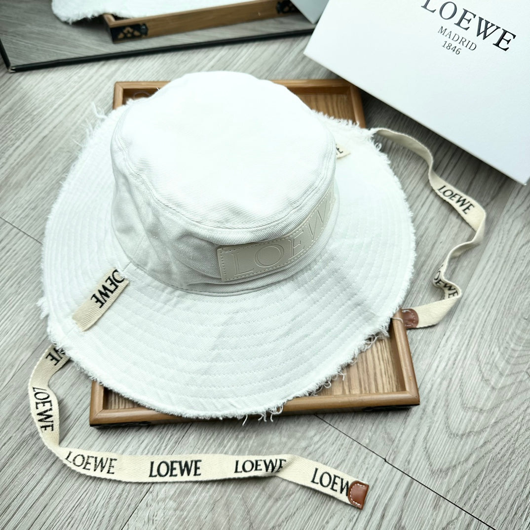 LOEWE Pastoral Fisherman Bucket Hat - Unisex, Versatile, and Breathable
