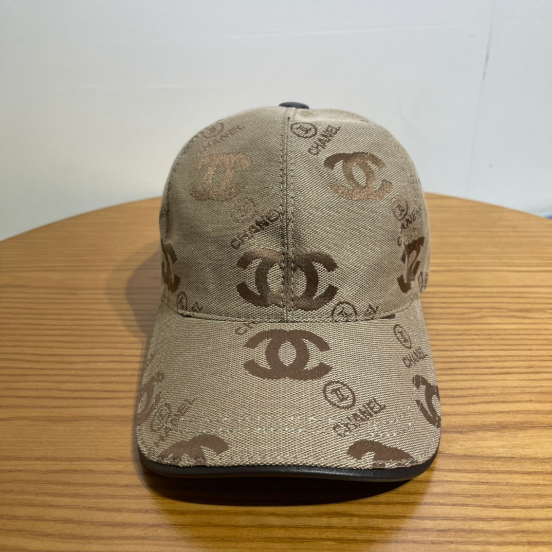 Chanel-Inspired Classic Baseball Cap - No Returns or Exchanges