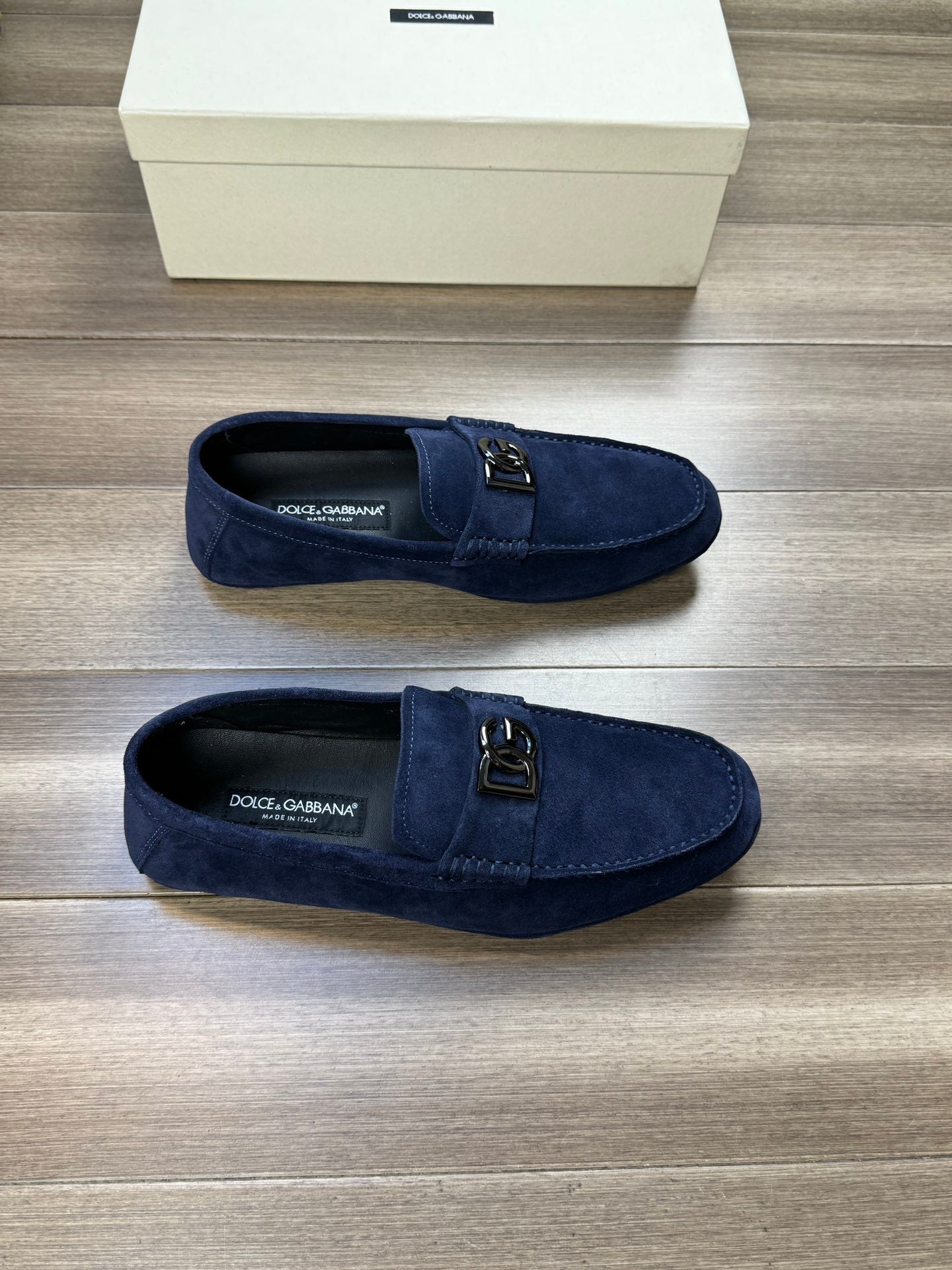 Dolce & Gabbana Luxury Suede Calfskin Shoes