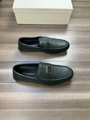 Dolce & Gabbana High-End Textured Calfskin Footwear