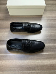 Dolce & Gabbana Luxury Stone Pattern Calfskin Shoes