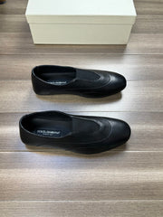 Dolce & Gabbana Textured Calfskin Sneakers - Luxury Dual-Purpose Footwear