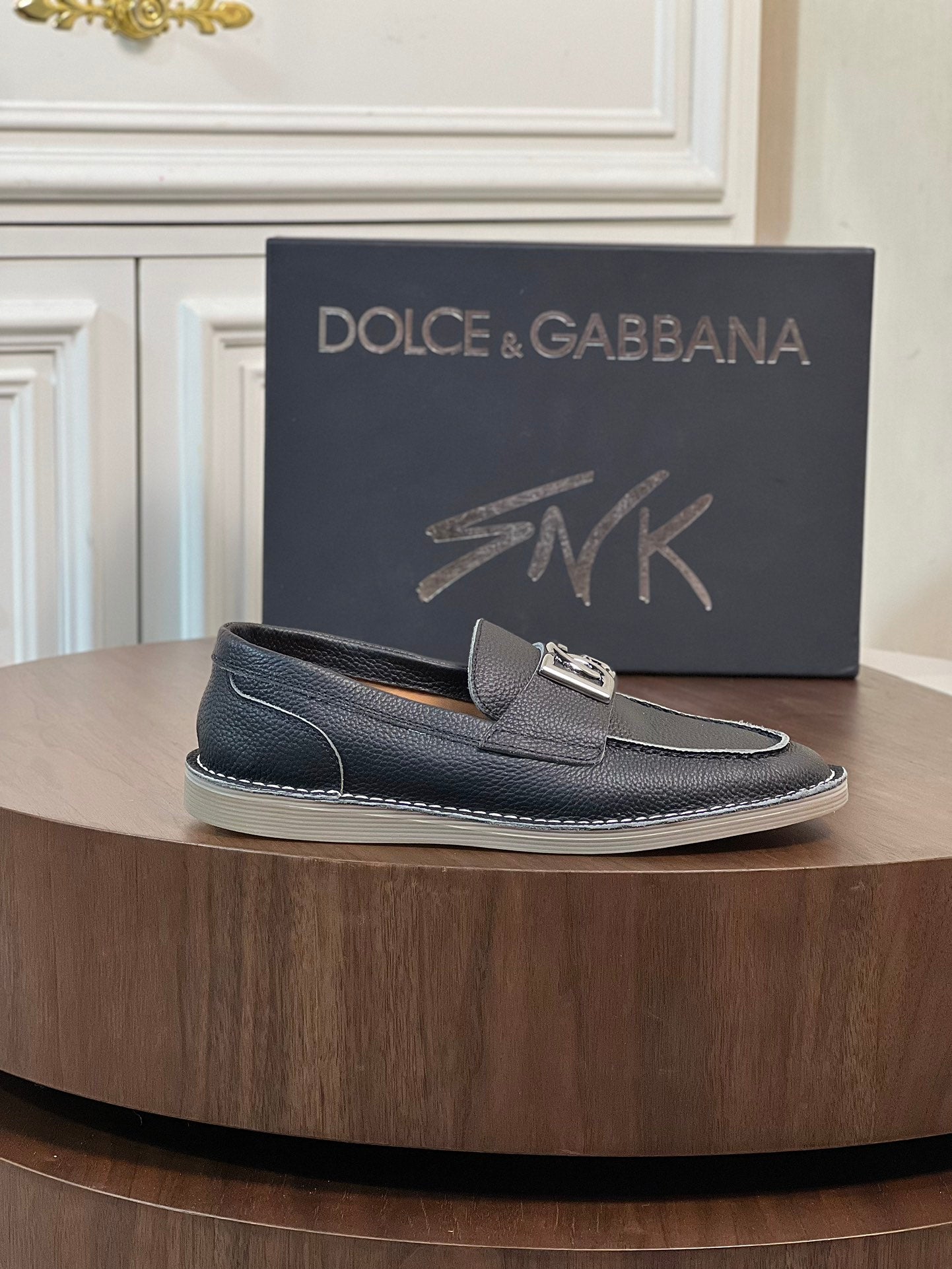 Dolce & Gabbana Men's High-End Calfskin Sneakers