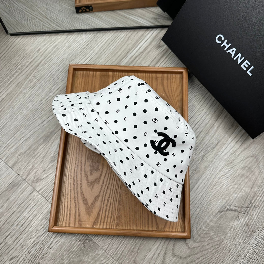 Pure Cotton Embroidered Bucket Hat - Classic Denim Style