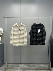 Women's Thin Goose Down Jacket with Belt - Moncler Oredon Replica