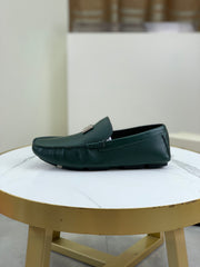 Dolce & Gabbana Luminous DG Lazy Pea Shoes â€“ Luxury Calfskin Footwear