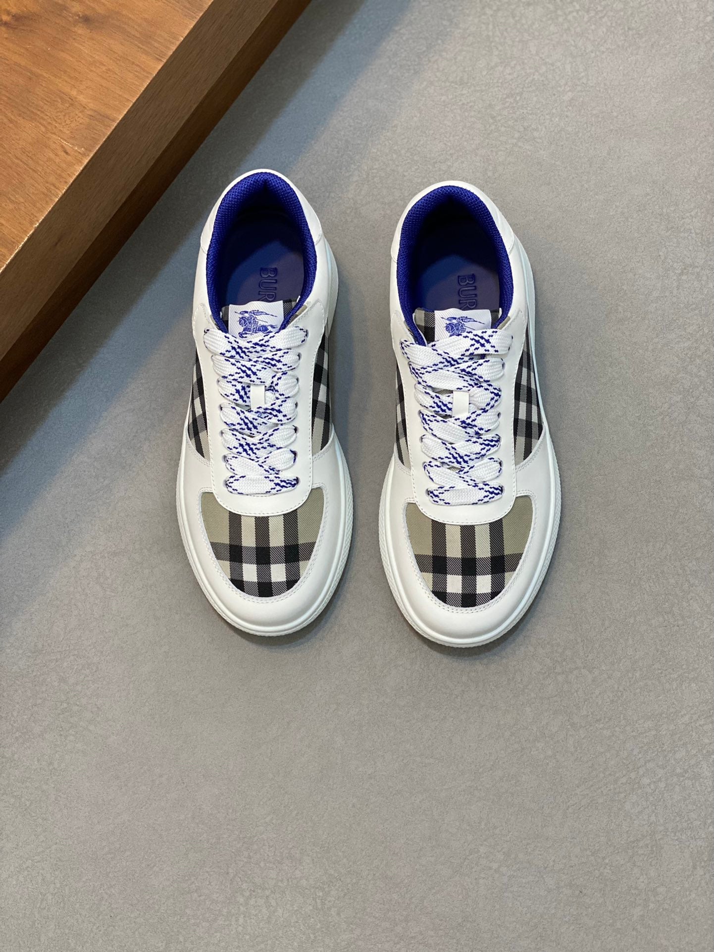 Burberry Luxury Leather Sneakers for Men | Custom Fit Available