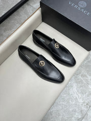 Versace Men's Luxury Leather Business Shoes