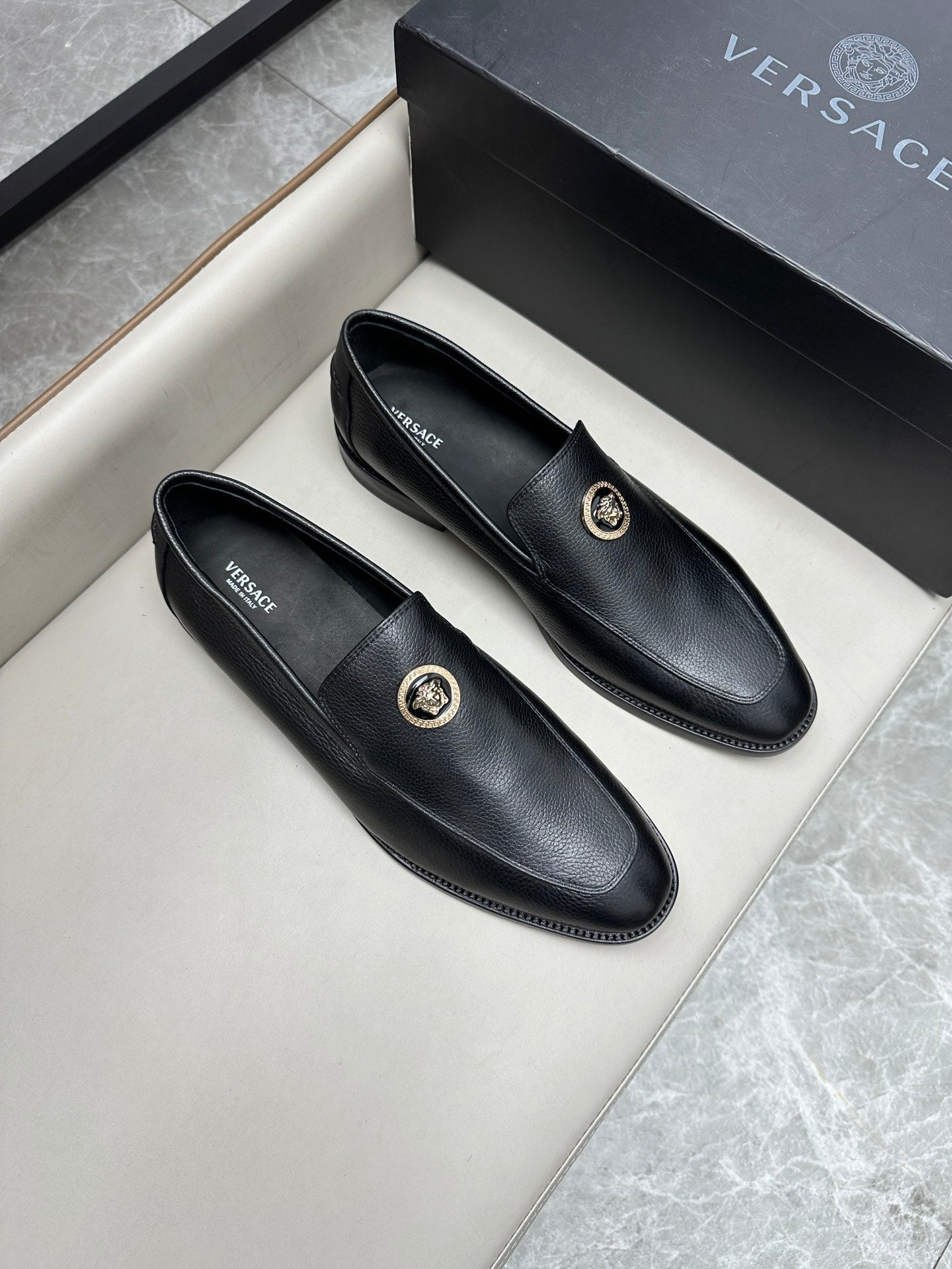 Versace Leather Business Shoes for Men