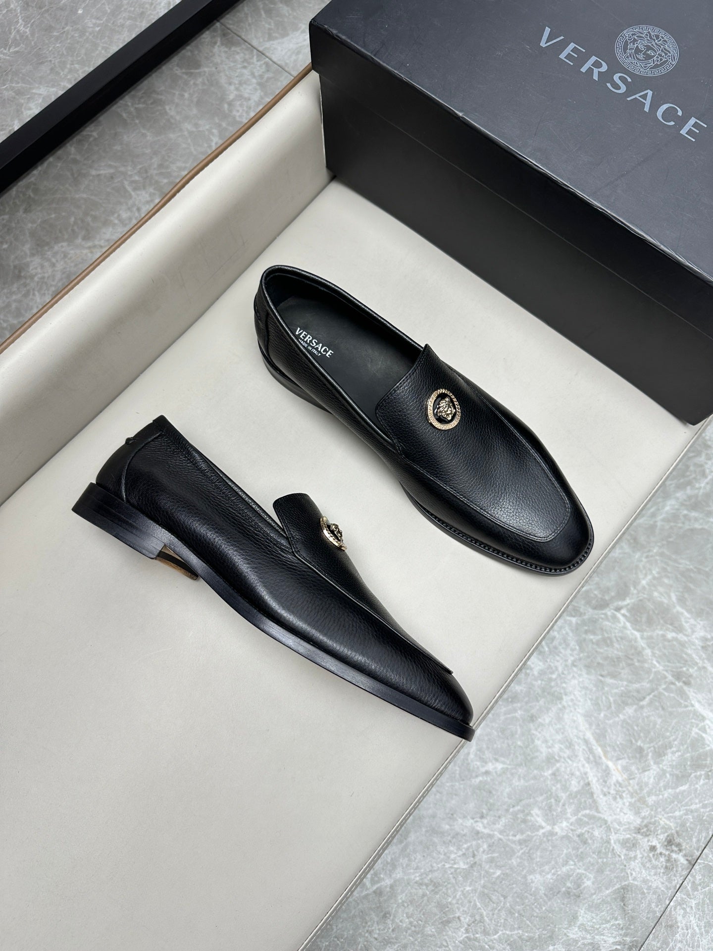 Versace Leather Business Shoes for Men