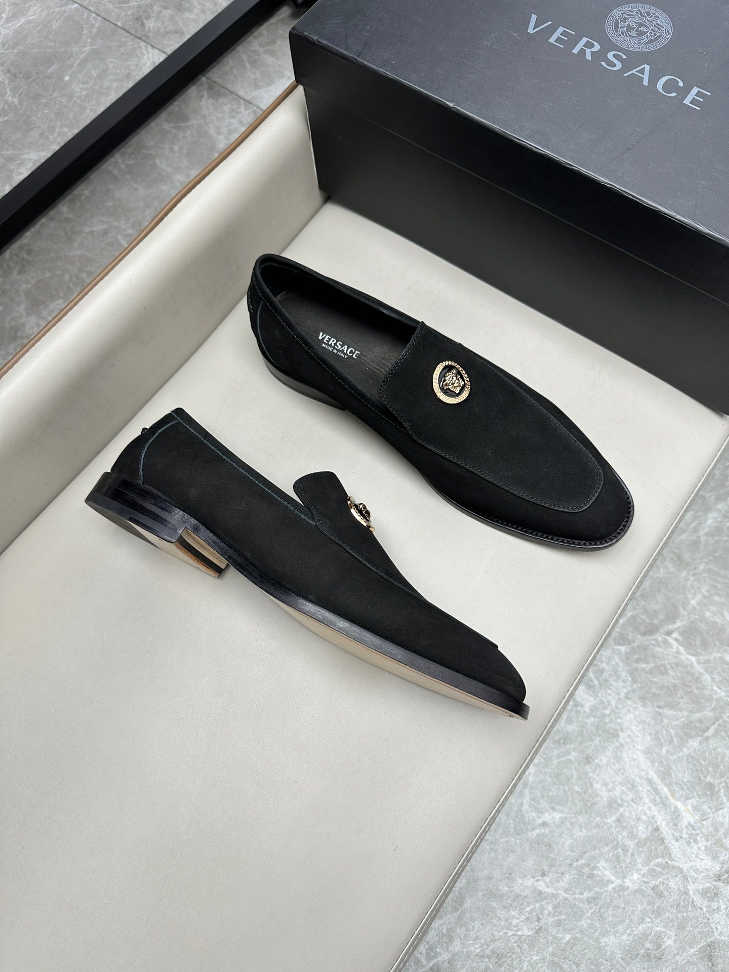 Versace Luxury Business Leather Shoes for Men