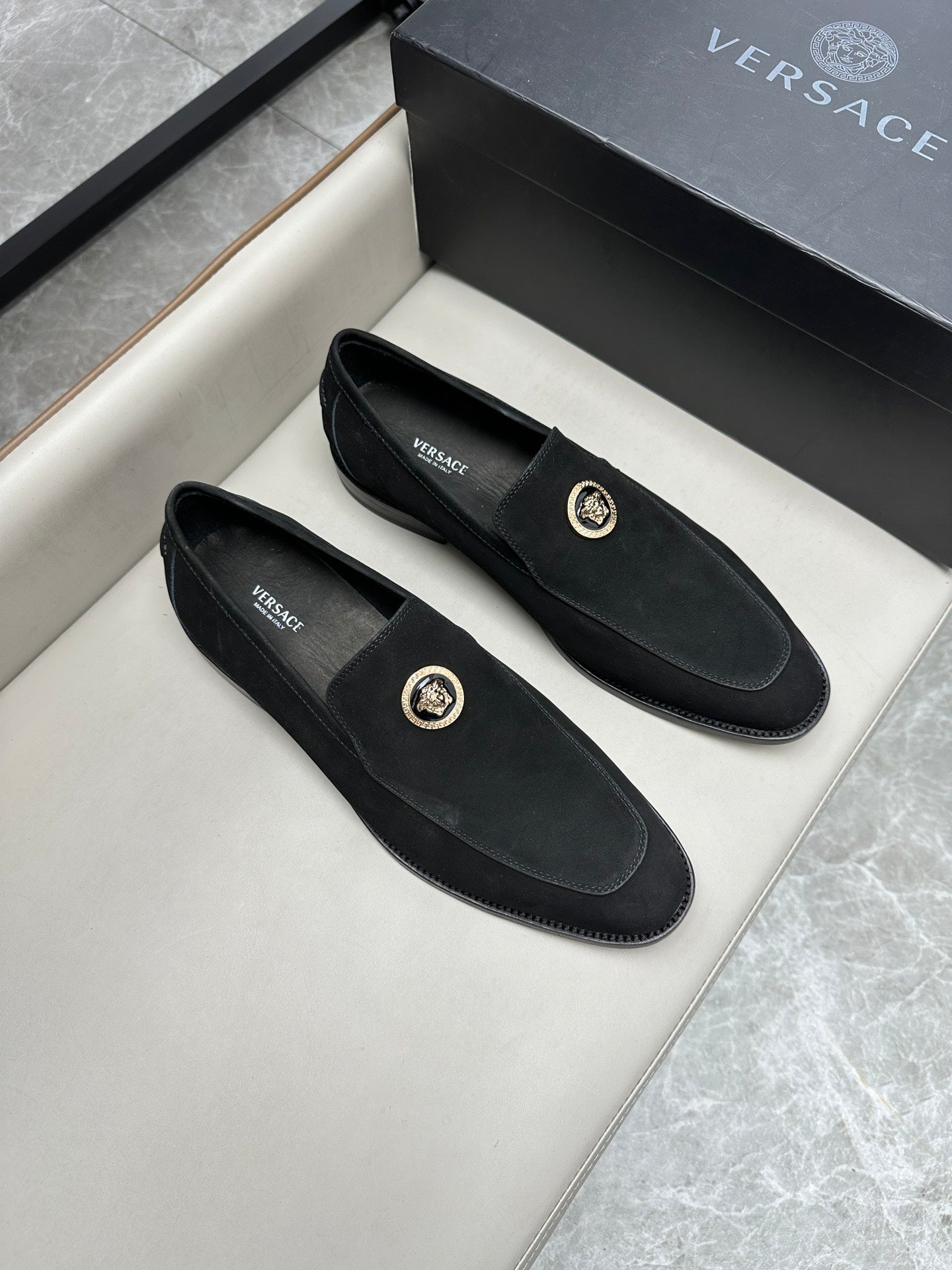 Versace Luxury Business Leather Shoes for Men
