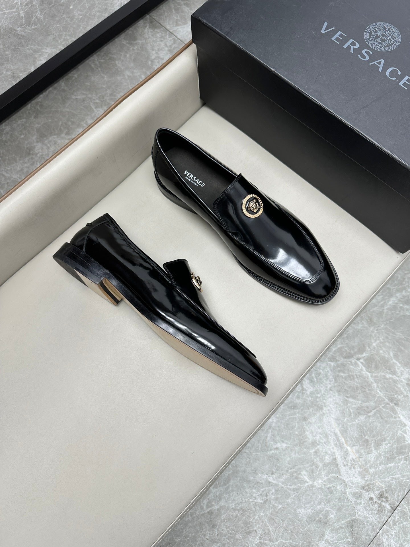 Versace Premium Leather Business Shoes for Men