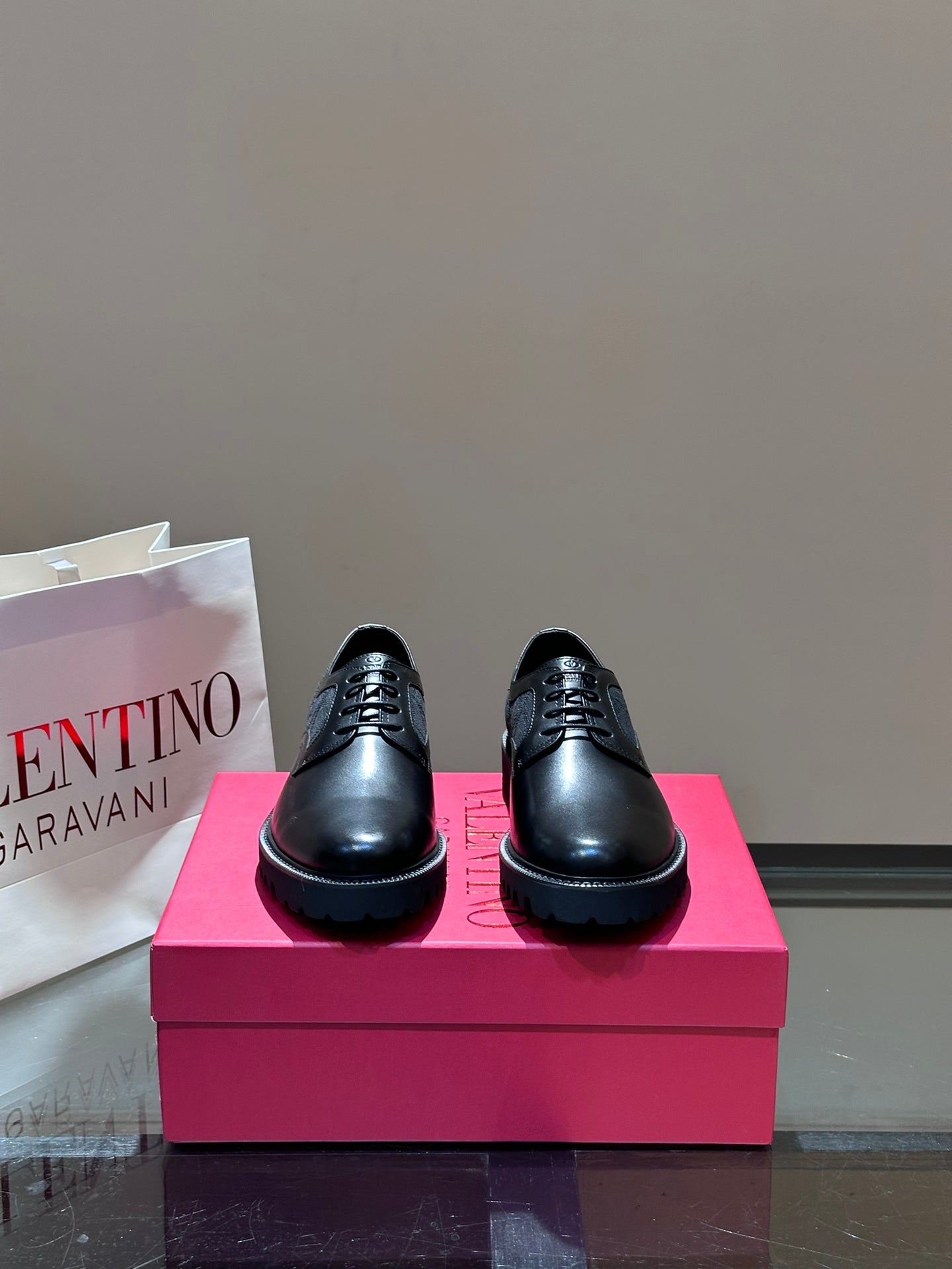 Valentino Men's Casual Leather Shoes - Premium Comfort & Style