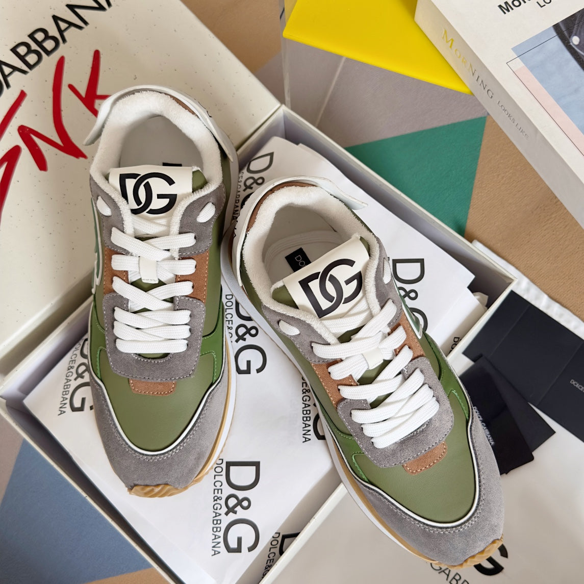 Dolce&Gabbana Cushion Series Menâ€™s Casual Sports Shoes