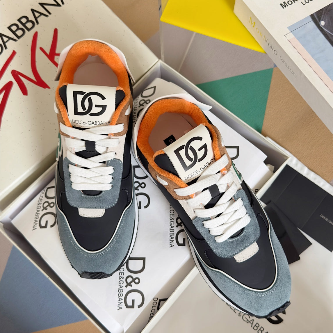 Dolce&Gabbana Cushion Series Menâ€™s Casual Sports Shoes