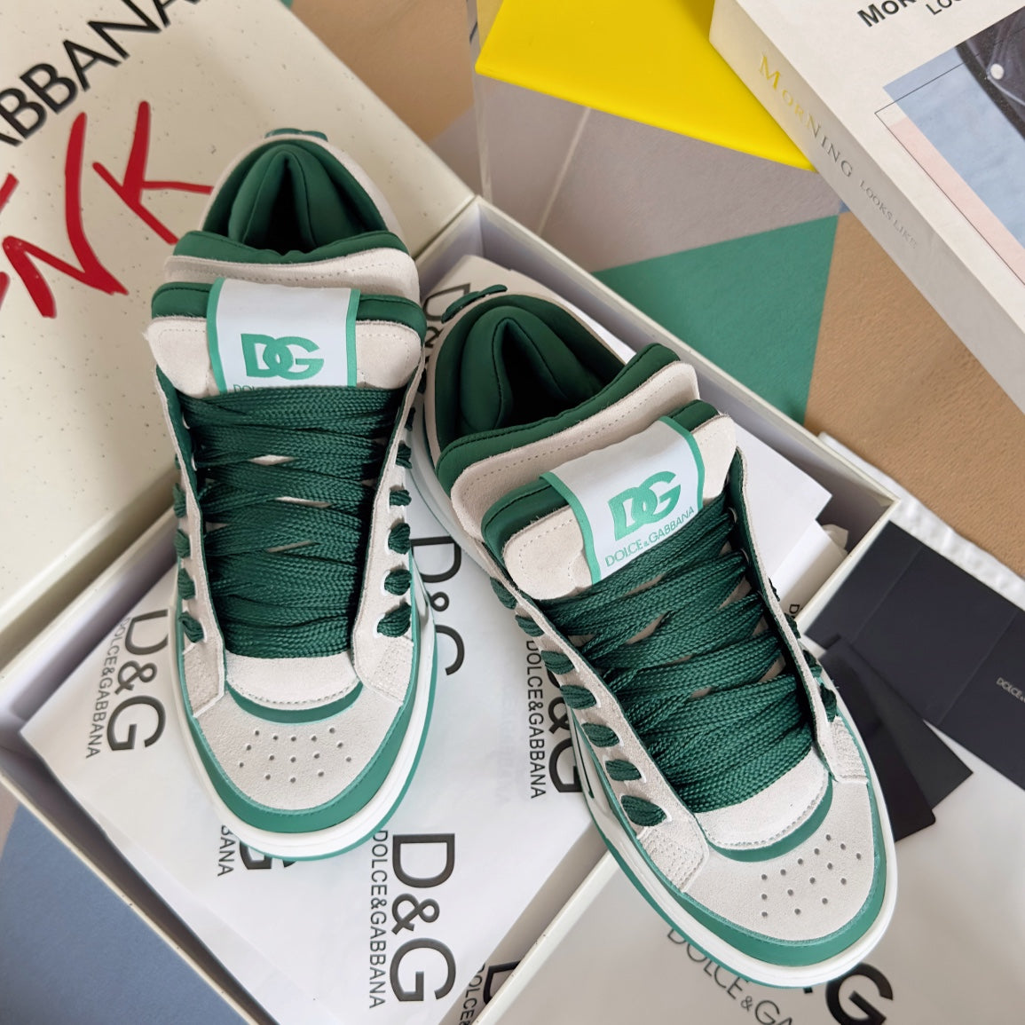 Dolce&Gabbana New Roma Men's Casual Sports Sneakers