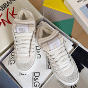 Dolce&Gabbana D&G New Roma Menâ€™s Suede Sneakers