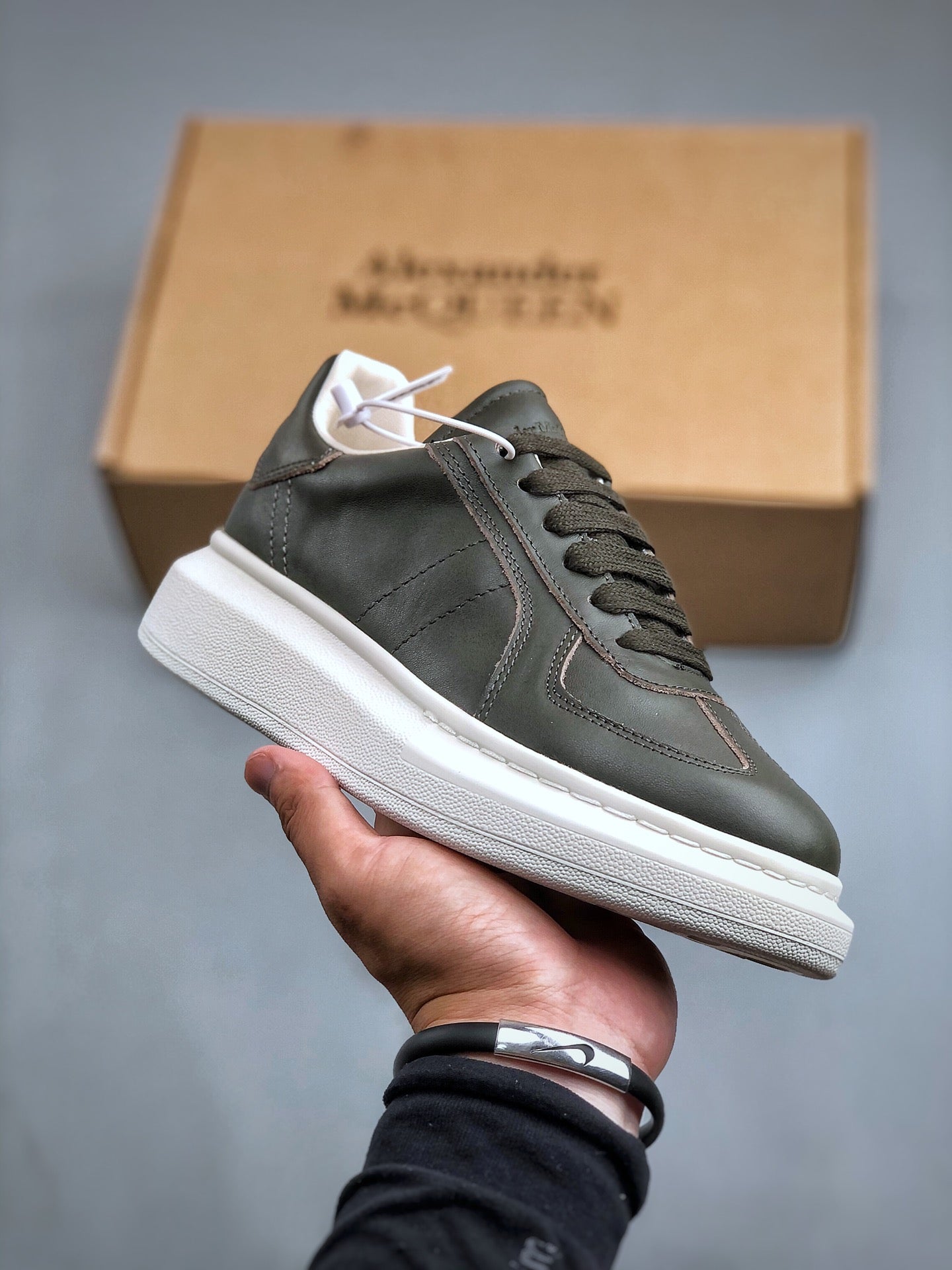 Alexander McQueen 2024 Leather Training Shoes