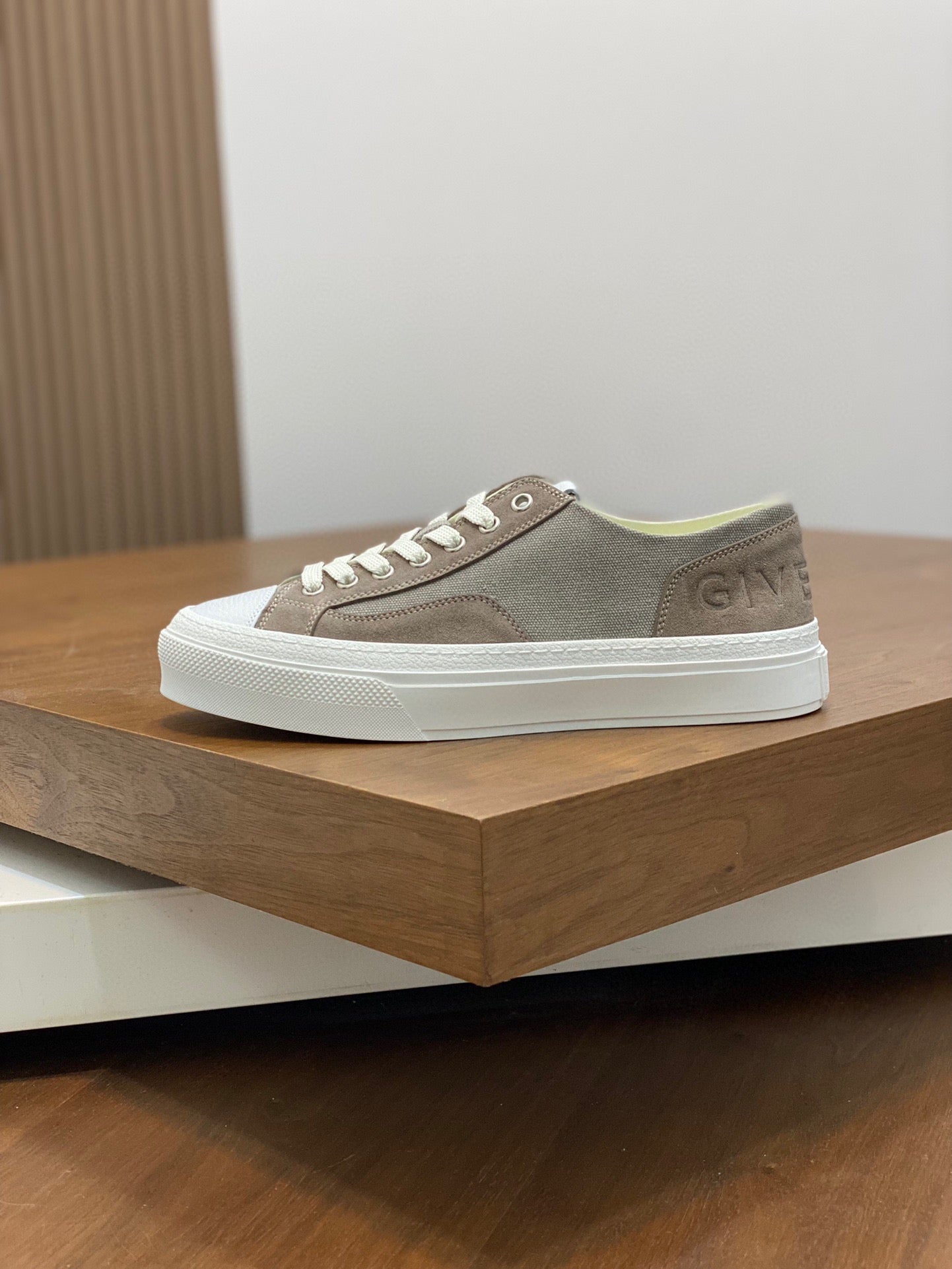 Givenchy Luxury Suede and Denim Sneakers